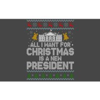 All I Want For Christmas Is A New President Ugly Christmas Sweater Bumper Sticker