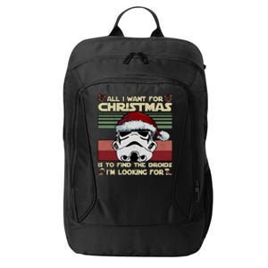 All I Want For Christmas Is To Find The Droids IM Looking For City Backpack