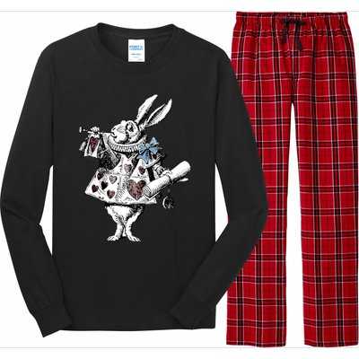 Alice In Wonderland White Rabbit Long Sleeve Pajama Set