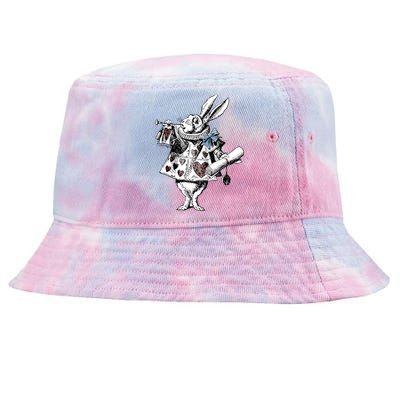 Alice In Wonderland White Rabbit Tie-Dyed Bucket Hat