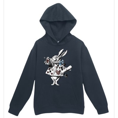 Alice In Wonderland White Rabbit Urban Pullover Hoodie