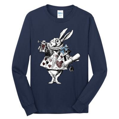 Alice In Wonderland White Rabbit Tall Long Sleeve T-Shirt