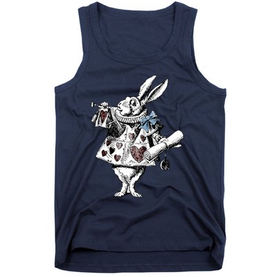 Alice In Wonderland White Rabbit Tank Top