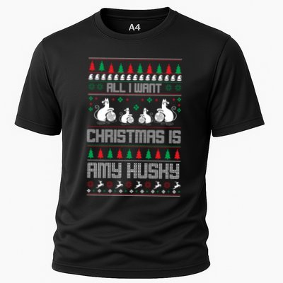 All I Want Christmas Is Amy Husky Performance Shirt