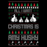All I Want Christmas Is Amy Husky Sustainable Bucket Hat