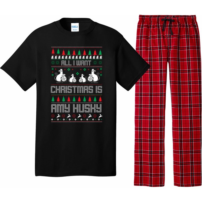 All I Want Christmas Is Amy Husky Pajama Set