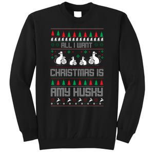 All I Want Christmas Is Amy Husky Tall Sweatshirt