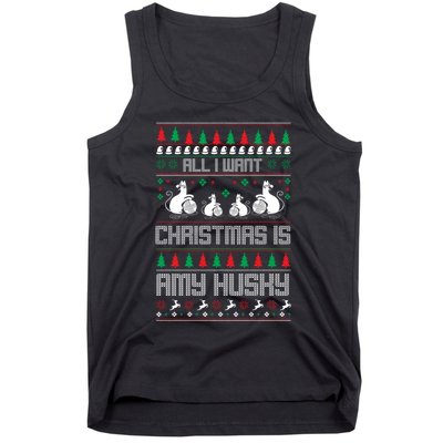 All I Want Christmas Is Amy Husky Tank Top
