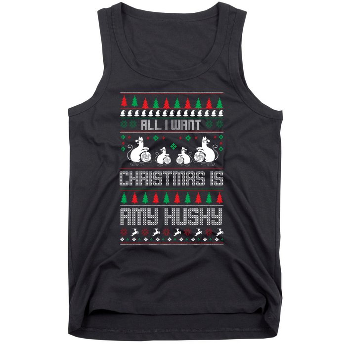 All I Want Christmas Is Amy Husky Tank Top