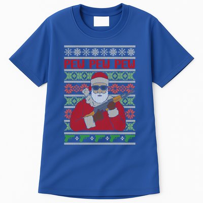 All I Want Is Guns Ugly Christmas Sweater Hunting Military Gift Tall T-Shirt