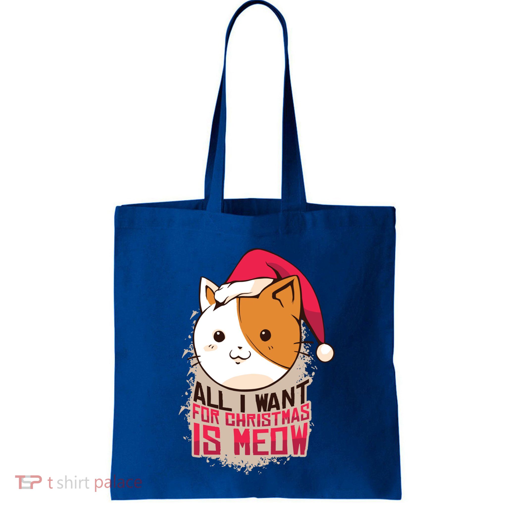 All I Want For Christmas Is Meow Funny Cat Gift Bag