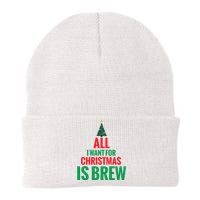 All I Want For Christmas Is Brew Knit Cap Winter Beanie