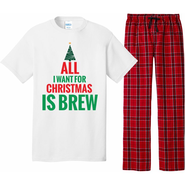 All I Want For Christmas Is Brew Pajama Set