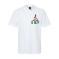 All I Want For Christmas Is Brew Softstyle Adult Sport Polo