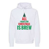 All I Want For Christmas Is Brew Premium Hoodie