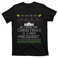 All I Want For Christmas Is A New President Ugly T-Shirt