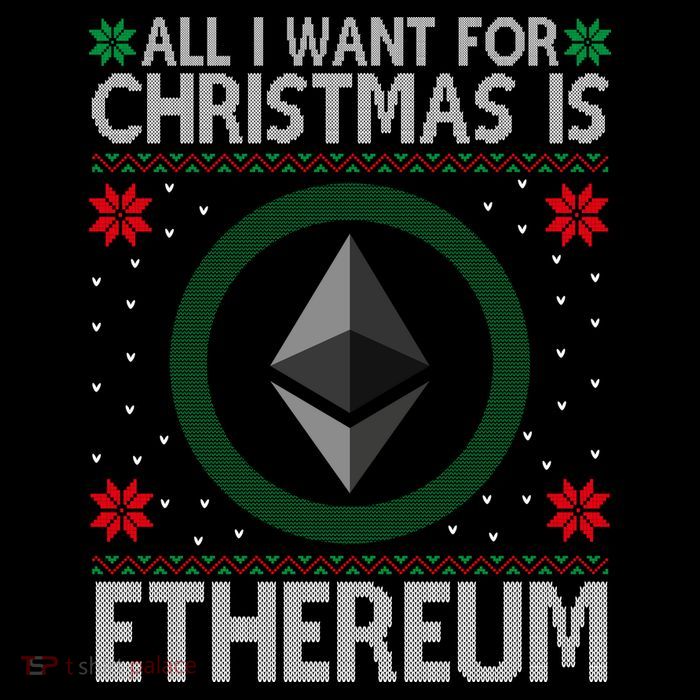 All I Want For Christmas Is Ethereum Crypto Holiday City Backpack