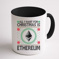 All I Want For Christmas Is Ethereum Crypto Holiday Mug