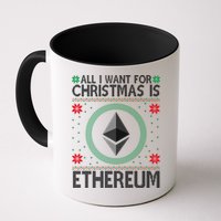 All I Want For Christmas Is Ethereum Crypto Holiday Mug