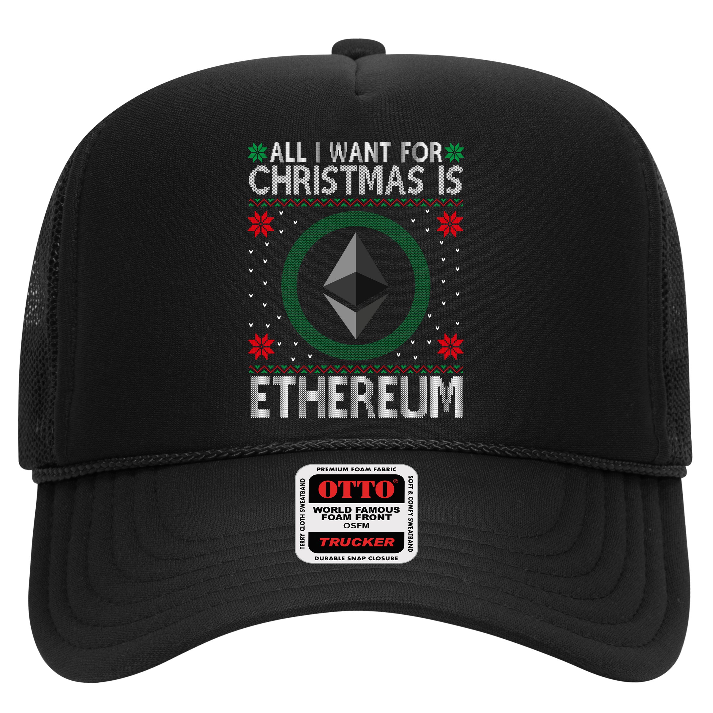 All I Want For Christmas Is Ethereum Crypto Holiday Hat