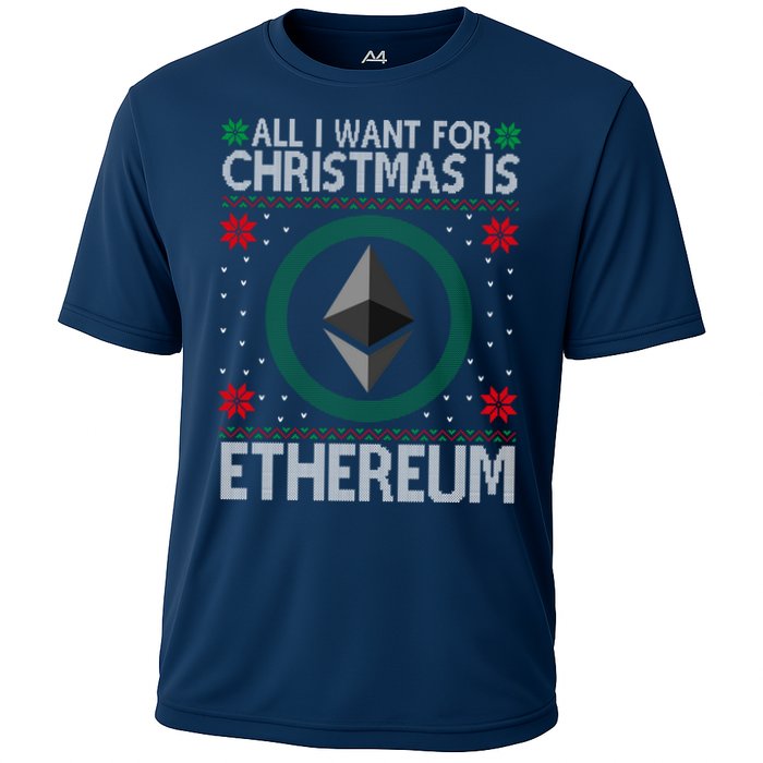 All I Want For Christmas Is Ethereum Crypto Holiday Performance Shirt