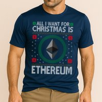 All I Want For Christmas Is Ethereum Crypto Holiday Performance Shirt