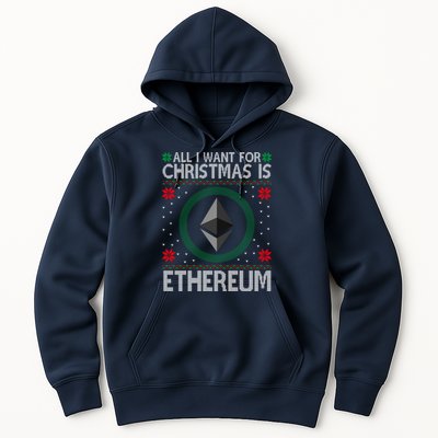 All I Want For Christmas Is Ethereum Crypto Holiday Hoodie