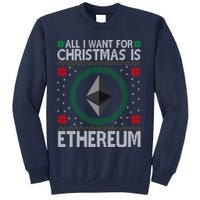 All I Want For Christmas Is Ethereum Crypto Holiday Sweatshirt