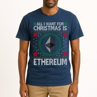 All I Want For Christmas Is Ethereum Crypto Holiday Tall T-Shirt