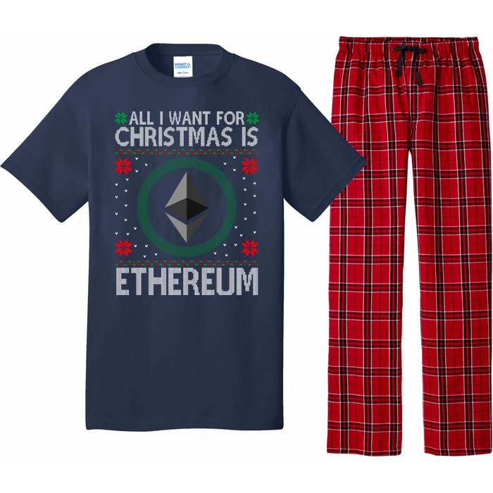 All I Want For Christmas Is Ethereum Crypto Holiday Pajama Set