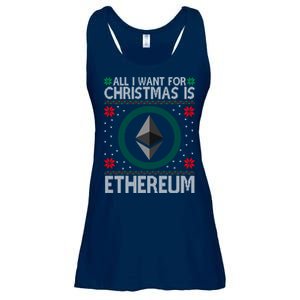 All I Want For Christmas Is Ethereum Crypto Holiday Ladies Essential Flowy Tank