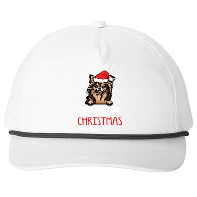 All I Want For Christmas Is A Chihuahua Santa Reindeer Cool Gift Snapback Five-Panel Rope Hat