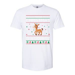 All I Want For Christmas Is A Donkey Ugly Xmas Cool Gift Softstyle CVC T-Shirt