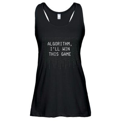 Algorithm ILl Win This Game Code Data Ai Tech Funny Ladies Essential Flowy Tank