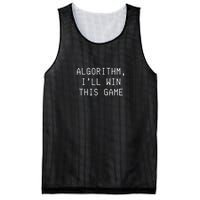 Algorithm ILl Win This Game Code Data Ai Tech Funny Mesh Reversible Basketball Jersey Tank