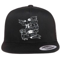 All I Want Is To Pet All Of The Dogs Flat Bill Trucker Hat