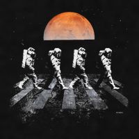 Astronauts In Walking In Space Occupy Mars Ladies PosiCharge Tri-Blend Wicking Tank