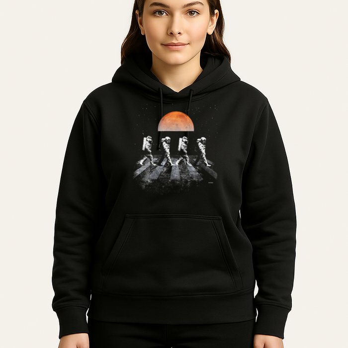 Astronauts In Walking In Space Occupy Mars Hoodie