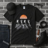 Astronauts In Walking In Space Occupy Mars Tall T-Shirt