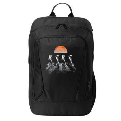 Astronauts In Walking In Space Occupy Mars City Backpack