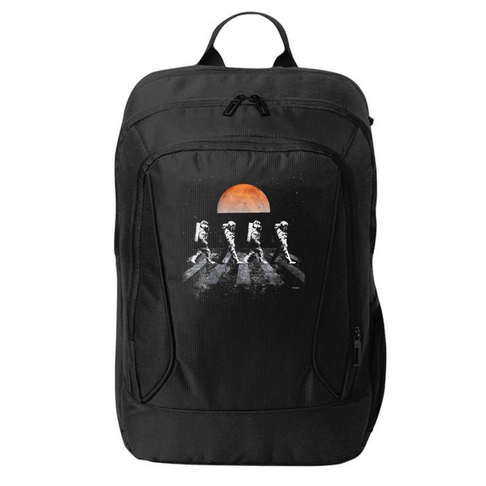 Astronauts In Walking In Space Occupy Mars City Backpack
