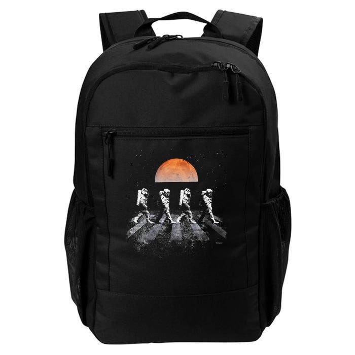 Astronauts In Walking In Space Occupy Mars Backpack