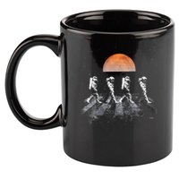 Astronauts In Walking In Space Occupy Mars 11oz C Handle Ceramic Mug