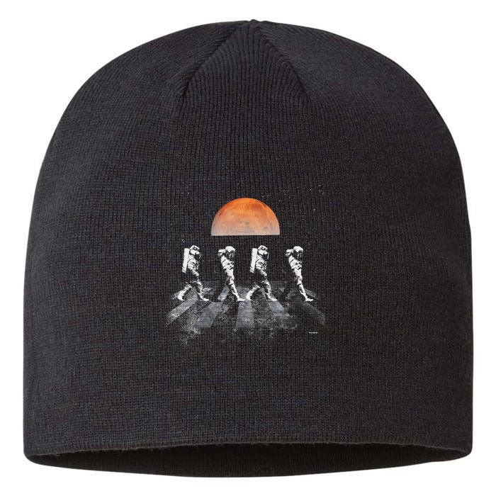 Astronauts In Walking In Space Occupy Mars Sustainable Beanie