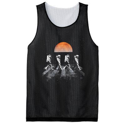 Astronauts In Walking In Space Occupy Mars Mesh Reversible Basketball Jersey Tank