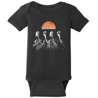 Astronauts In Walking In Space Occupy Mars Baby Bodysuit