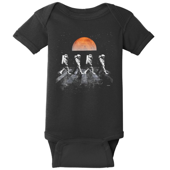 Astronauts In Walking In Space Occupy Mars Baby Bodysuit