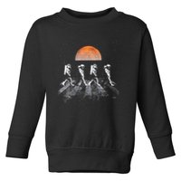 Astronauts In Walking In Space Occupy Mars Toddler Sweatshirt