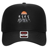 Astronauts In Walking In Space Occupy Mars Trucker Hat