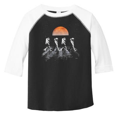 Astronauts In Walking In Space Occupy Mars Toddler Fine Jersey T-Shirt